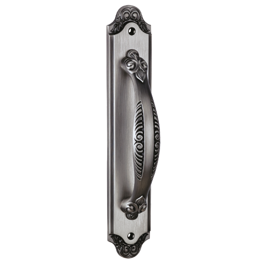 Комплект дверных ручек на планке без механизма ACANTO BL. SILVER (PL)