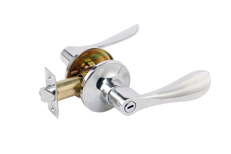 Ручка BUSSARE 37-03 CHROME нажимная, с завёрткой