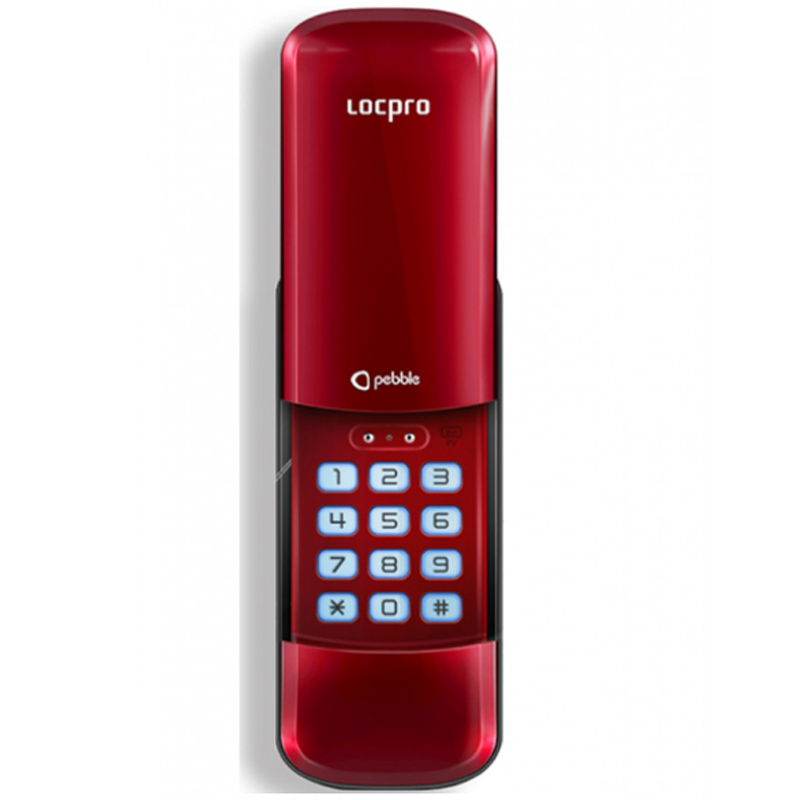Накладной электронный дверной замок LocPro C50R2 Series Red Digital Door Lock