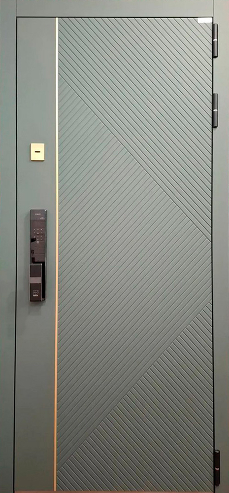 Квинсленд с замком Smart lock Y12 (адаптивная замковая часть) номер двери МЗ-25 НОВАЯ размер 2050*960 правое открывание